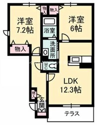 シャーメゾンMOMOの物件間取画像